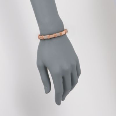1.70 ct. t.w. Diamond Cuff Bracelet in 14kt Rose Gold. 7" &mdash; Alt Image 2