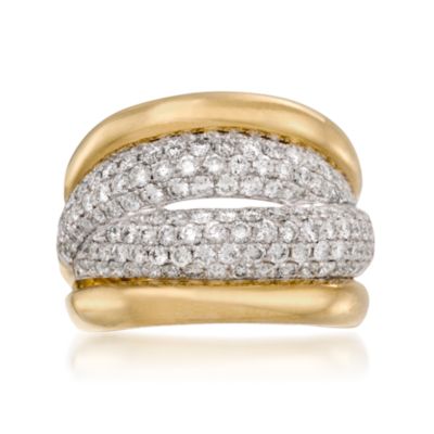 2.28 ct. t.w. Diamond Ring in 18kt Yellow Gold. Size 7 &mdash; Alt Image 1