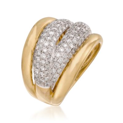 2.28 ct. t.w. Diamond Ring in 18kt Yellow Gold. Size 7 &mdash; Alt Image 3