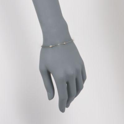 .40 ct.t.w. Yellow Sapphire Bracelet in 14kt White Gold &mdash; Alt Image 2