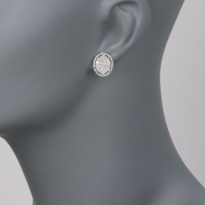 1.98 ct. t.w. Diamond Earrings in 18kt White Gold &mdash; Alt Image 2