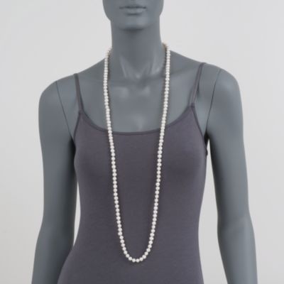 7-8mm Endless Pearl Necklace &mdash; Alt Image 3