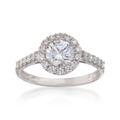 1.50 ct. t.w. CZ Ring in Sterling Silver &mdash; Alt Image 1