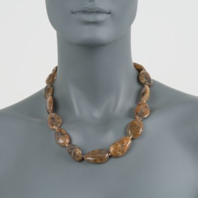 520.00 ct. t.w. Rutilated Quartz Nugget Necklace in 14kt Yellow Gold &mdash; Alt Image 4