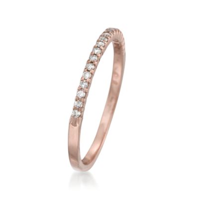 .16 ct. t.w. Diamond Ring in 14kt Rose Gold &mdash; Alt Image 3