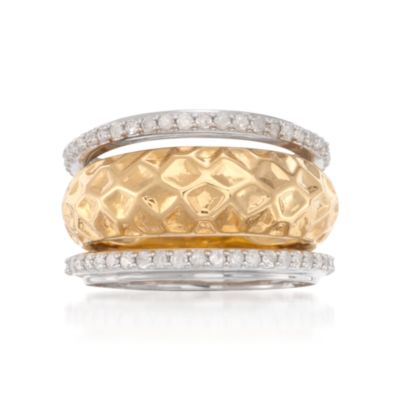 Set of 3 Rings With .75 ct. t.w. Diamonds in Two-Tone &mdash; Alt Image 1
