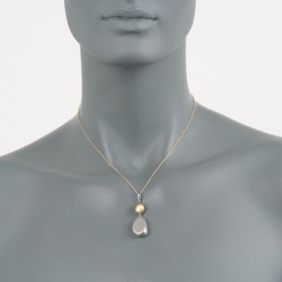 Nugget Necklace in Two-Tone &mdash; Alt Image 2