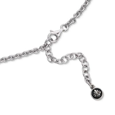 Andrea Candela .10 ct. t.w. Diamond Heart Necklace in Two-Tone. 17" &mdash; Alt Image 3