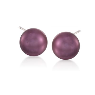 7-Pair Set of Faux Pearl Stud Earrings in Sterling Silver &mdash; Alt Image 8