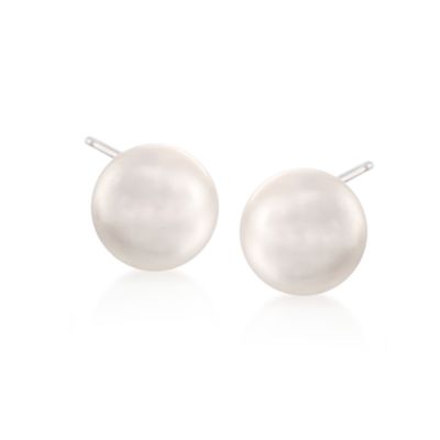 7-Pair Set of Faux Pearl Stud Earrings in Sterling Silver &mdash; Alt Image 9