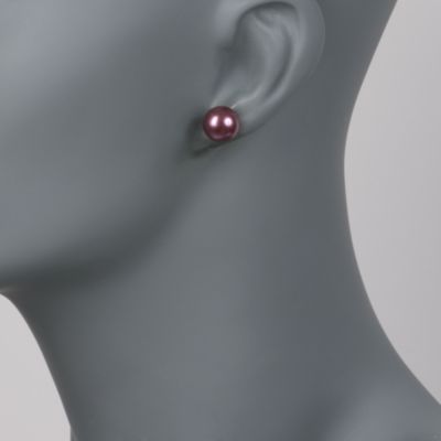 7-Pair Set of Faux Pearl Stud Earrings in Sterling Silver &mdash; Alt Image 2