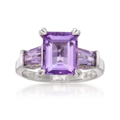3.95 ct. t.w. Amethyst Ring in Sterling Silver &mdash; Alt Image 1