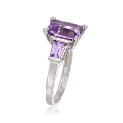 3.95 ct. t.w. Amethyst Ring in Sterling Silver &mdash; Alt Image 3