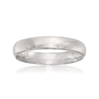 4mm Sterling Silver Wedding Ring &mdash; Alt Image 1