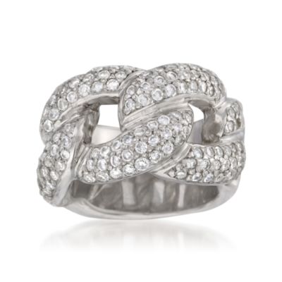 2.50 ct. t.w. CZ Knot Ring in Sterling Silver &mdash; Alt Image 1