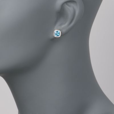 1.95 ct. t.w. Blue Topaz Earrings In Sterling Silver &mdash; Alt Image 2
