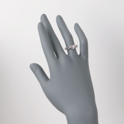 .40 ct. t.w. Sapphire and .20 ct. t.w. Diamond Ring In 14kt White Gold &mdash; Alt Image 2