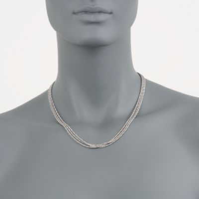Italian Sterling Silver Triple Rope Necklace &mdash; Alt Image 2