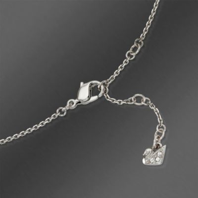 Swarovski Crystal Violet "Ties of Love" Heart Pendant Necklace. 15" &mdash; Alt Image 3