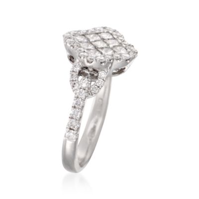 Gregg Ruth 1.22 ct. t.w. Diamond Ring in 18kt White Gold. Size 6.5 &mdash; Alt Image 3