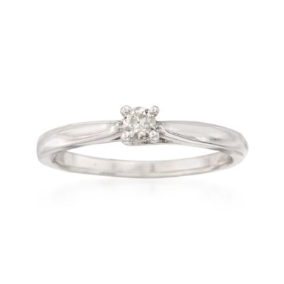 .15 Carat Diamond Promise Ring in Sterling Silver &mdash; Alt Image 1