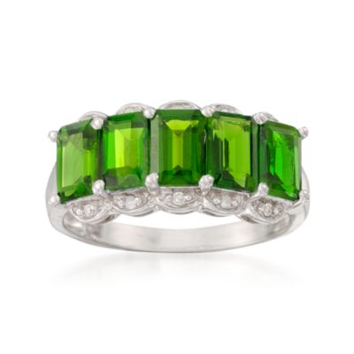 2.75 ct. t.w. Green Chrome Diopside Ring in Sterling Silver &mdash; Alt Image 1
