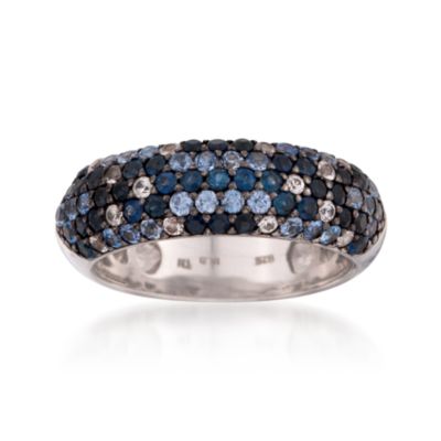 2.40 ct. t.w. Blue Sapphire Ring in Sterling Silver &mdash; Alt Image 1