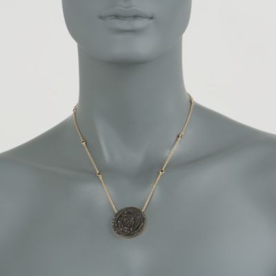 6.85 ct. t.w. Black CZ Spiral Necklace in 14kt Over Sterling &mdash; Alt Image 3