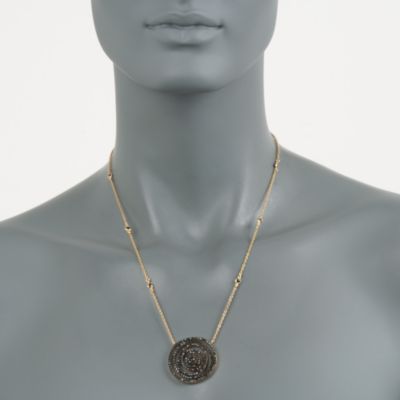6.85 ct. t.w. Black CZ Spiral Necklace in 14kt Over Sterling &mdash; Alt Image 4