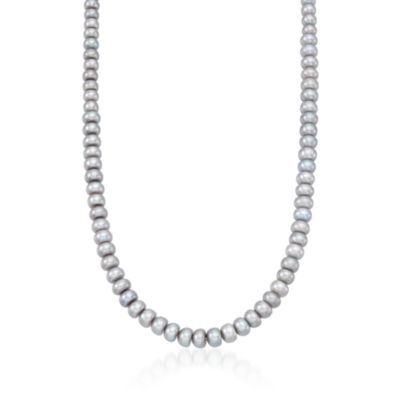 3-pc. 6-7mm Gray Pearl Jewelry Set in Sterling Silver &mdash; Alt Image 3
