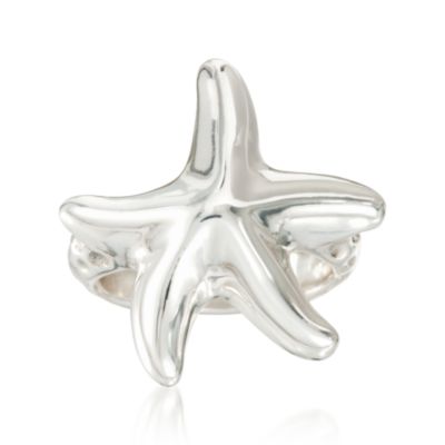 Sterling Silver Starfish Ring &mdash; Alt Image 1
