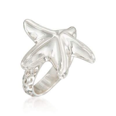 Sterling Silver Starfish Ring &mdash; Alt Image 3