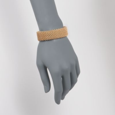 Italian Mesh Bracelet With 14kt Over Sterling &mdash; Alt Image 2
