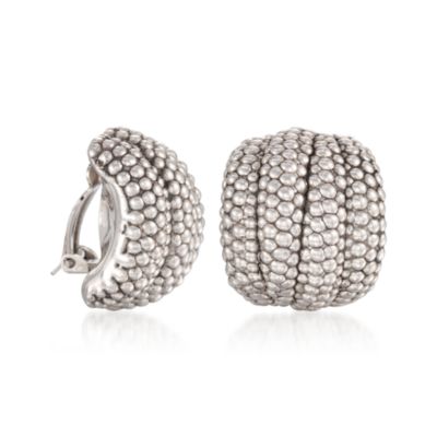 Sterling Silver Beaded Earrings &mdash; Alt Image 3