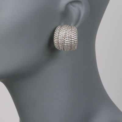 Sterling Silver Beaded Earrings &mdash; Alt Image 2