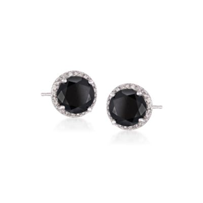 4.00 Carat t.w. Black and White Diamond Studs &mdash; Alt Image 1
