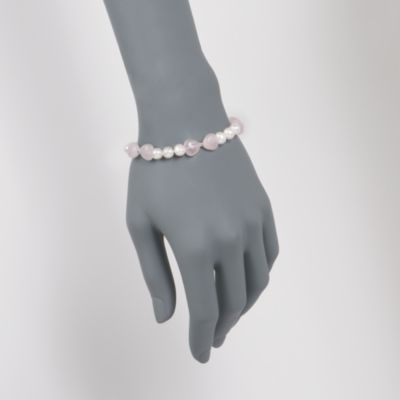 3-pc. 7-7.5mm Pearl and Pink Quartz Jewelry Set in Sterling Silver &mdash; Alt Image 6