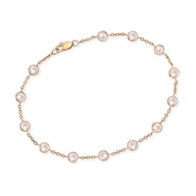 7.50 ct. t.w. CZ Bracelet in 14kt Yellow Gold &mdash; Alt Image 1