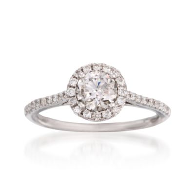 1.00 ct. t.w. Diamond Engagement Ring in 18kt White Gold &mdash; Alt Image 1