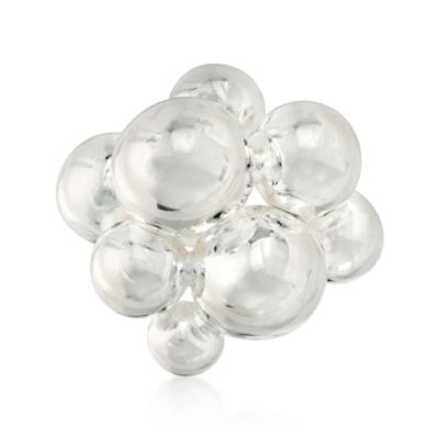 Italian Bubble Ring in Sterling Silver &mdash; Alt Image 1