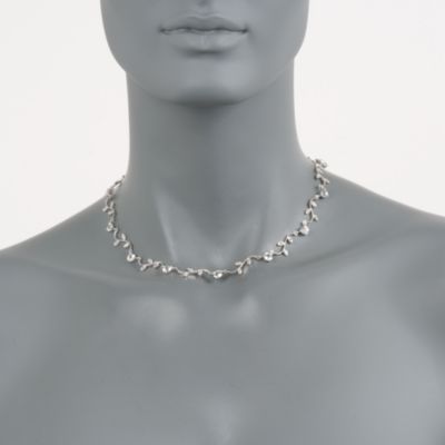 6.80 ct. t.w. White Topaz Vine Necklace in Sterling Silver &mdash; Alt Image 2