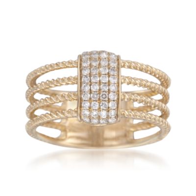 .25 ct. t.w. Diamond Multi-Row Ring in 14kt Yellow Gold &mdash; Alt Image 1