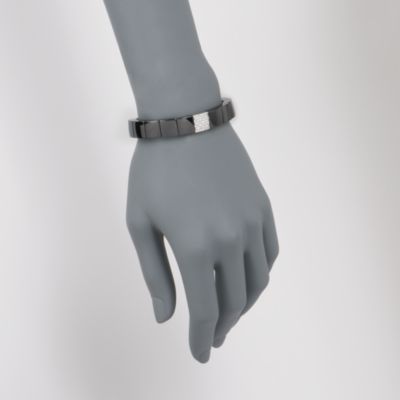 Roberto Demeglio "Domino" Ceramic Bracelet With Diamonds and 18kt White Gold &mdash; Alt Image 2