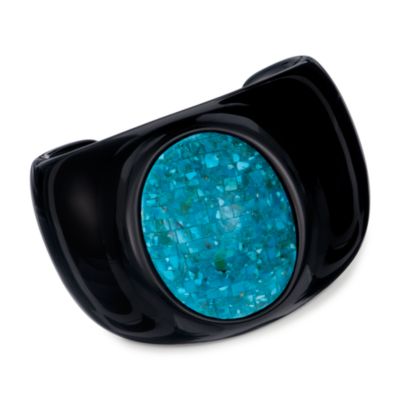 Tuquoise Mosaic Cuff Bracelet. 7" &mdash; Alt Image 1