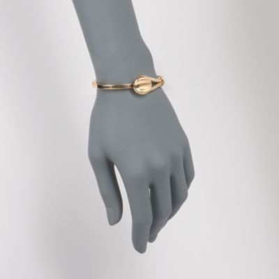 Metallic Braided Leather Bracelet in 18kt Over Sterling Silver &mdash; Alt Image 2