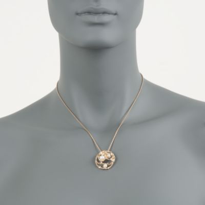 Pearl Nest Necklace in 24kt Over Sterling. 20" &mdash; Alt Image 2