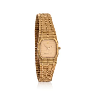 C. 1980 Vintage Audemars Piguet 18kt Yellow Gold Women's Watch. Size 6.25 &mdash; Alt Image 1