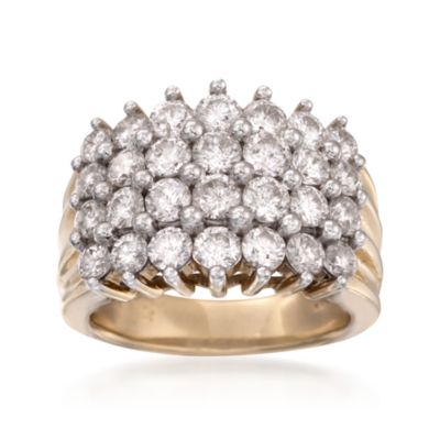 3.00 ct. t.w. Diamond Grid Ring in 14kt Yellow Gold &mdash; Alt Image 1