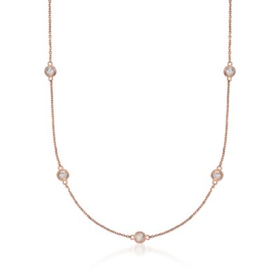 .50 ct. t.w. Diamond Necklace in 14kt Rose Gold &mdash; Alt Image 1