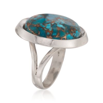 Mojave Turquoise Ring in Sterling Silver &mdash; Alt Image 3